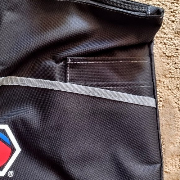 MATCO TOOLS ~ Collector Tote, Black Canvas, Zipper, 5 Pockets, Dbl Straps, NEW! - Picture 5 of 9